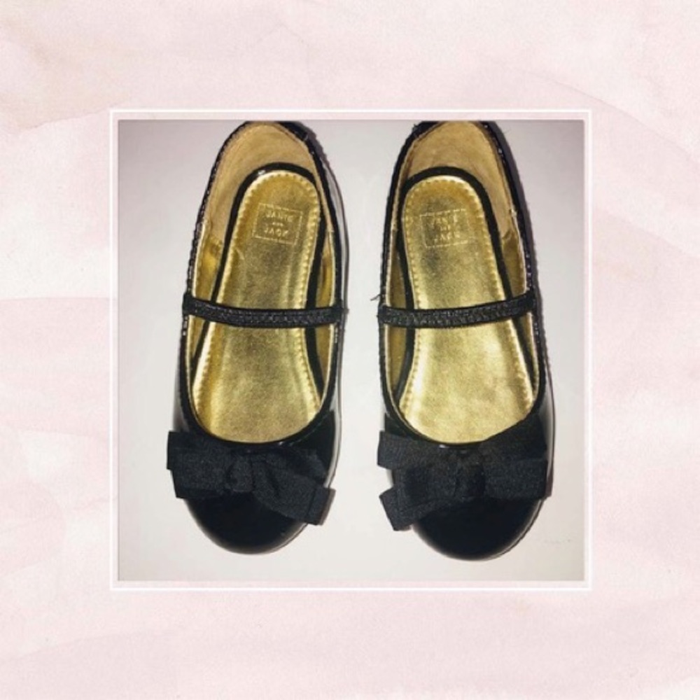 ‼️sold‼️ Janie and Jack Patent Leather Bow Flats